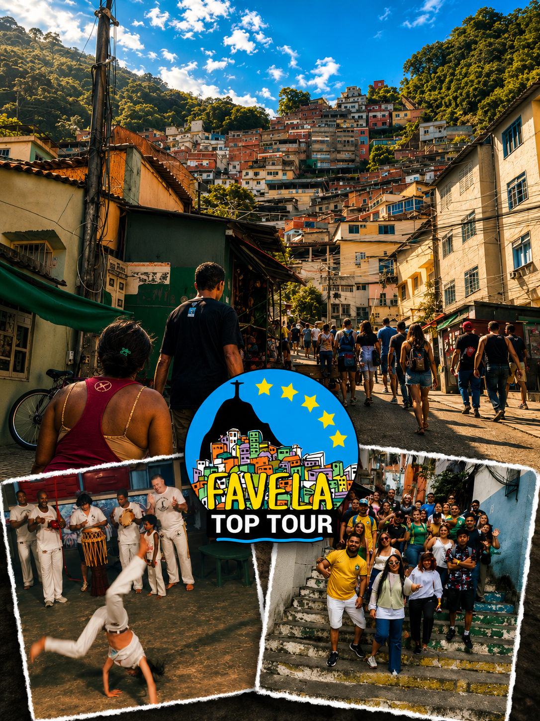 Experiências reais na Favela Santa Marta com a Favela Top Tour